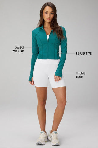 perfect storm cropped train jacket