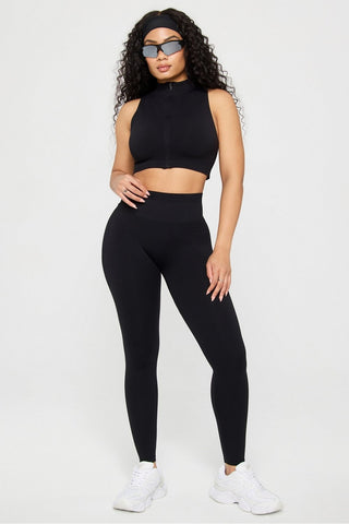 seamless scrunch high-waisted legging