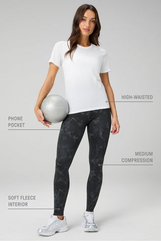 cold weather high-waisted pocket legging