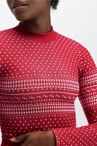 holly seamless long-sleeve top