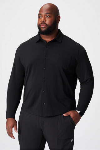 the dash long sleeve button up