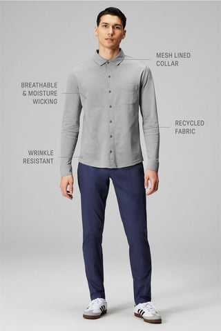 the dash long sleeve button up