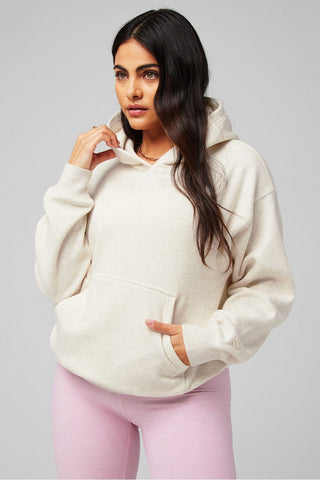 cozy fleece hoodie