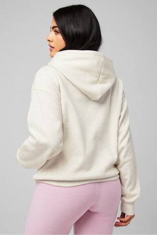 cozy fleece hoodie