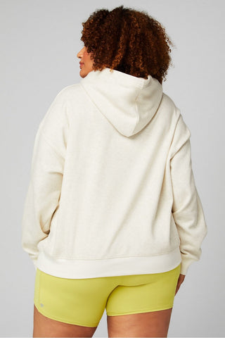 cozy fleece hoodie