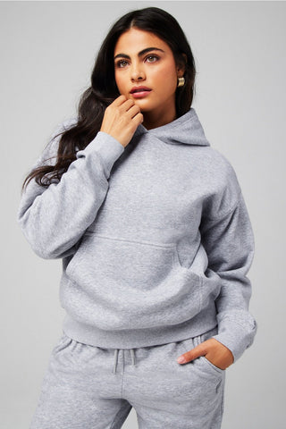 cozy fleece hoodie