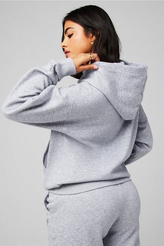 cozy fleece hoodie
