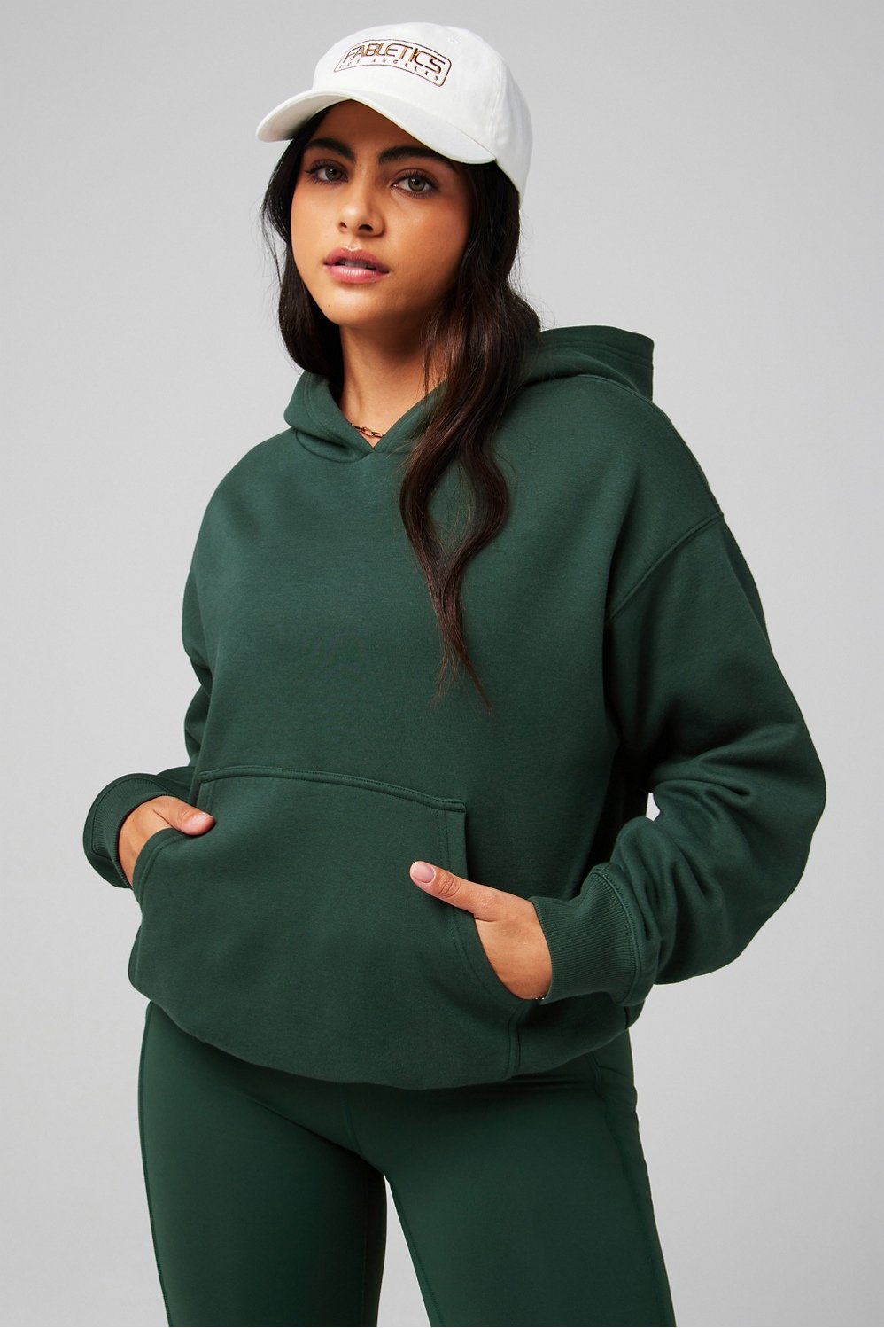 cozy fleece hoodie