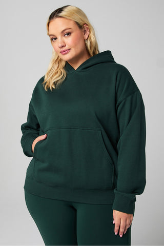 cozy fleece hoodie