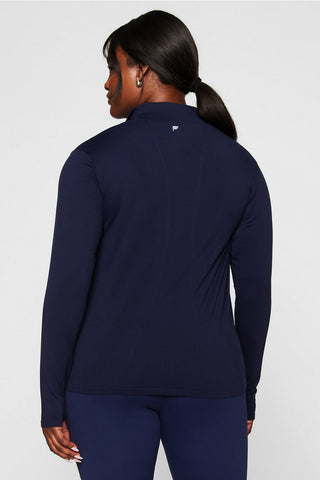 feather tech+ half-zip top