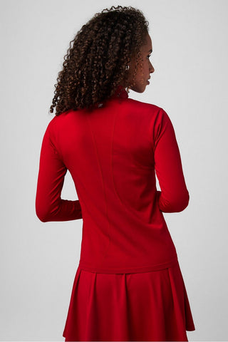 feather tech+ half-zip top