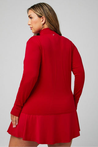 feather tech+ half-zip top