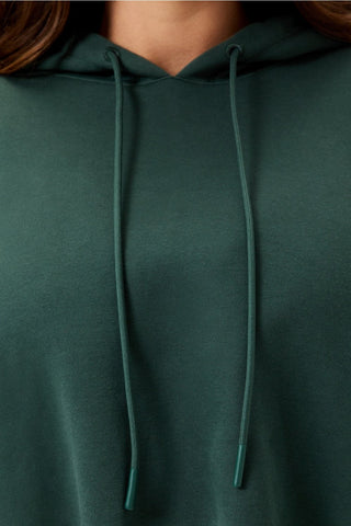 cozy fleece everyday cropped hoodie