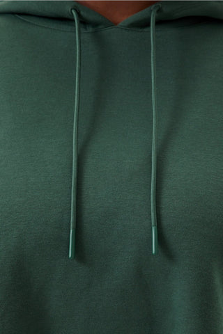 cozy fleece everyday cropped hoodie