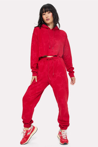 cozy fleece everyday cropped hoodie