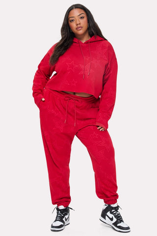 cozy fleece everyday cropped hoodie