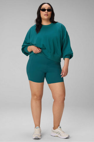 year round terry crew neck sweatshirt