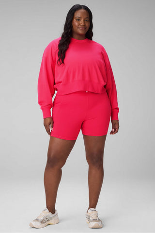 year round terry crew neck sweatshirt