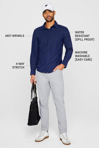 the don long sleeve button up (slim fit)