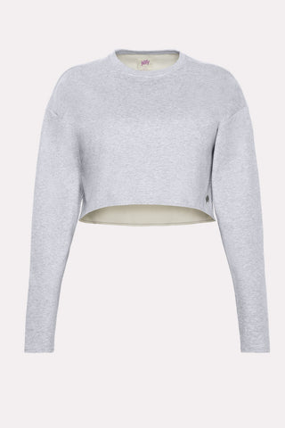 cozy fleece everyday cropped crew