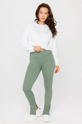 cozy fleece everyday cropped crew