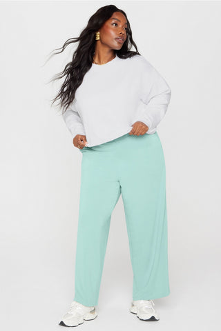 cozy fleece everyday cropped crew