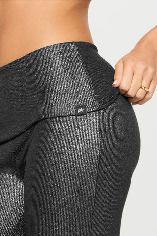 soft rib foldover pant