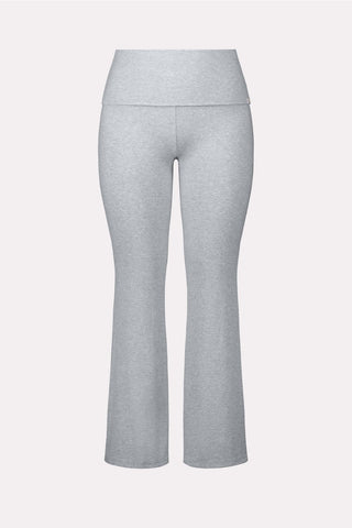 soft rib foldover pant