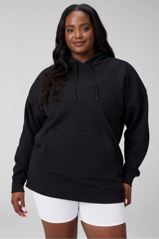 cozy fleece oversized hoodie