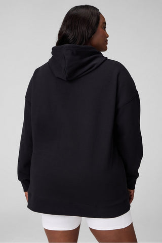 cozy fleece oversized hoodie