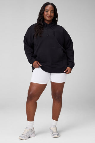 cozy fleece oversized hoodie