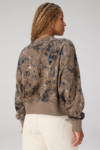 year round terry crew neck sweatshirt