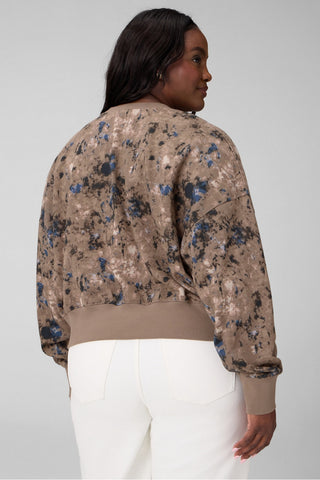 year round terry crew neck sweatshirt