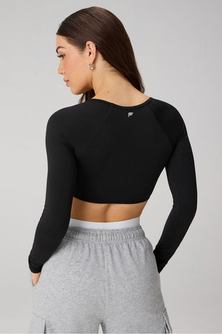 airlite long-sleeve crop top