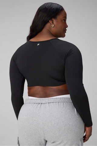 airlite long-sleeve crop top