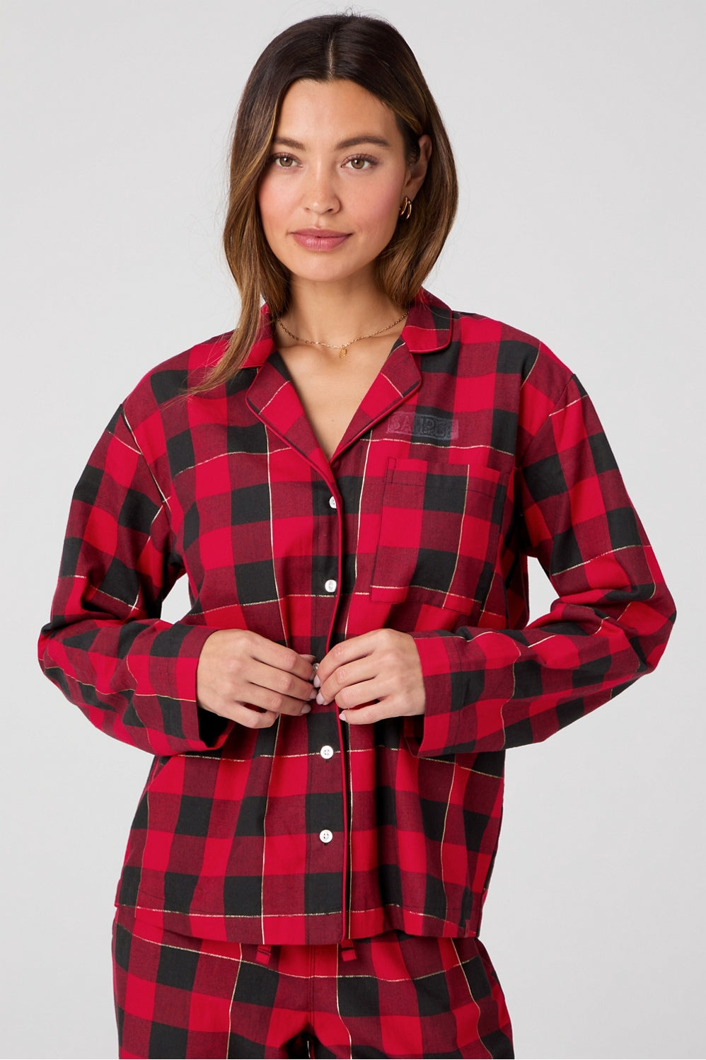dream flannel long sleeve top