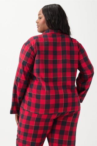 dream flannel long sleeve top