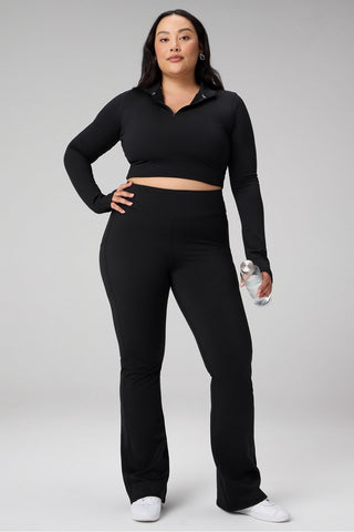 cold weather long-sleeve half-zip top