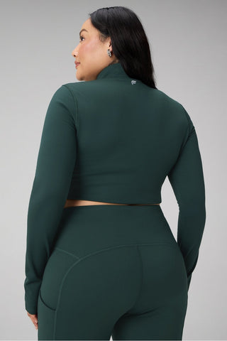 cold weather long-sleeve half-zip top