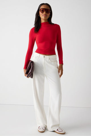 seamless long-sleeve essential tee