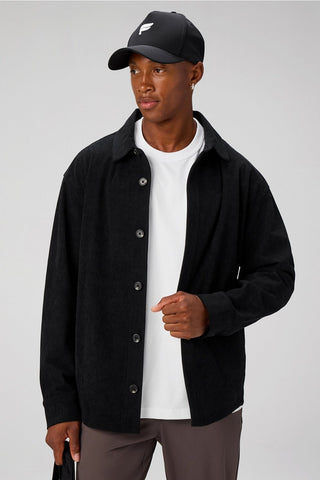 the club cord relaxed shirt jacket