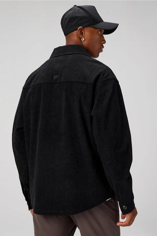 the club cord relaxed shirt jacket