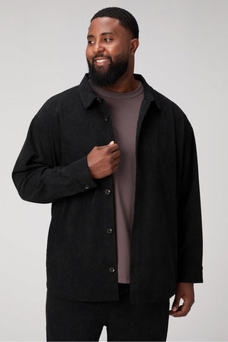 the club cord relaxed shirt jacket