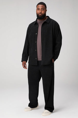 the club cord relaxed shirt jacket