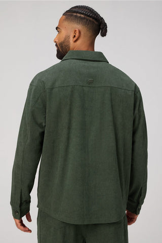the club cord relaxed shirt jacket