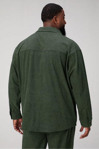 the club cord relaxed shirt jacket