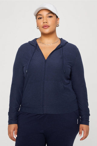 cloud jersey full zip hoodie