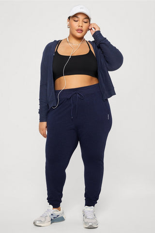 cloud jersey full zip hoodie