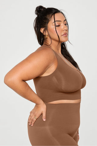 nearly naked shapewear midi bra