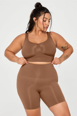 nearly naked shapewear midi bra